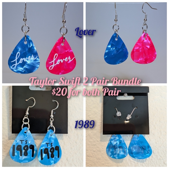 Handmade Jewelry - Set of 2 Pair Taylor Swift Earrings - $20